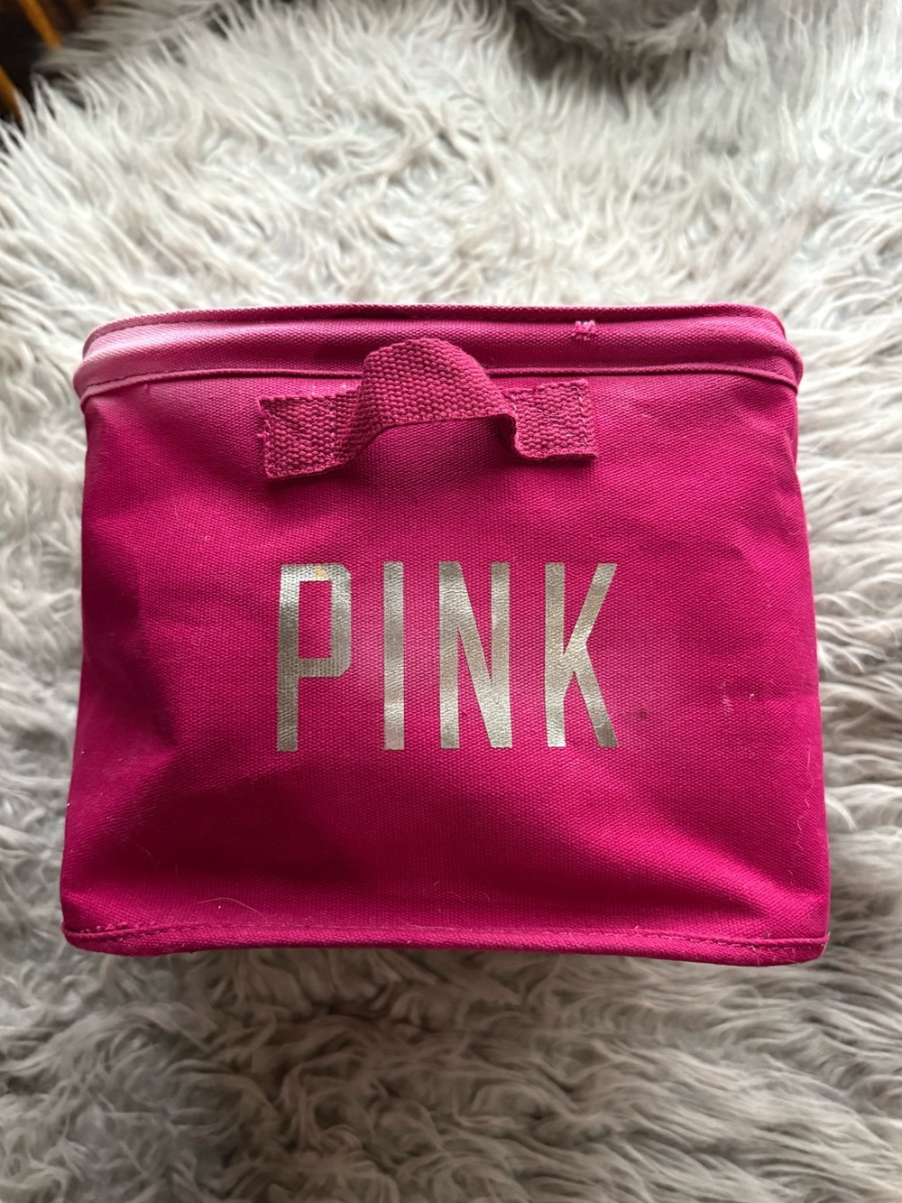 VS PINK rare vintage soft sided storage bin